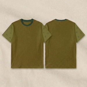 T-shirt pour homme en coton soyeux uni, manches courtes, sensation luxueuse, couleur unie, tee-shirt décontracté de qualité supérieure pour hommes européens - Product Image 1