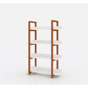 Scaffale per piante in legno massello multifunzionale a quattro strati con scaffale aperto Versatile - Product Image 2