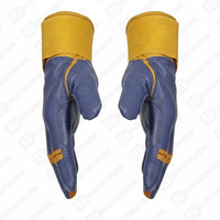 Gants de frappe professionnels bleu marine à manchette longue pour baseball/softball, fermeture auto-agrippante, taille XL adulte, les plus vendus
