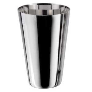 Verre à eau conique en acier inoxydable, finition miroir de qualité supérieure, gobelet en métal durable pour restaurant, vaisselle, tasse à jus et lait - Product Image 5