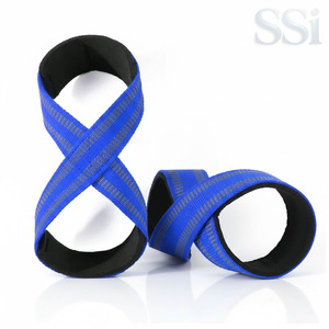 Sangles de musculation standard en forme de 8 pour l'entraînement en salle, bandes de maintien de poignet à forte adhérence pour les haltérophiles professionnels - Product Image 2