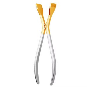 Pince orthodontique dentaire haut de gamme avec poignée dorée en acier inoxydable pour le retrait des brackets par QASIDEN INSTRUMENTS - Product Image 2