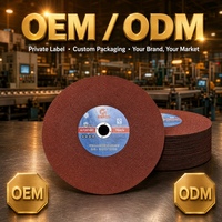 Disque de coupe rouge de 400 mm T41, disque de coupe plat, alésage de 3,2 mm x 32 mm, disque de coupe pour métal A30, pour acier inoxydable EN12413