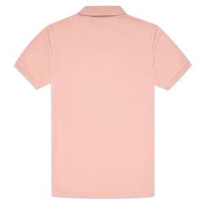 เสื้อโปโลแขนสั้นผู้ชายทรงปกติ ผ้าฝ้าย ระบายอากาศดี สีพื้น ดีไซน์ถัก  รับผลิตเสื้อโปโลแบบ OEM - Product Image 2