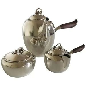 Serving <b>set</b> artisan crafted <b>tea</b> <b>set</b> contemporary luxury tableware premium decorative serve ware sophisticated hospitality elegan - Product Image 3