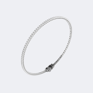 Pulsera de Diamantes Cultivados en Laboratorio de 1.43 CTW, Certificación IGI, Corte Brillante E-F VVS2, Oro de 14K, Sostenible - Product Image 6