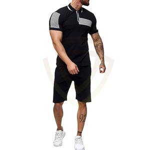 ชุดเซ็ตเสื้อผ้าฤดูร้อนขายส่งแบบใหม่ & ชุดคู่สำหรับผู้ชาย เสื้อโปโลแขนสั้น 2 ชิ้น กางเกงขาสั้นสำหรับกิจกรรมกลางแจ้ง - Product Image 2