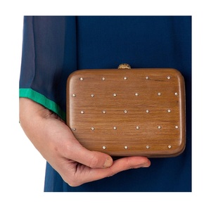 Bolso de Mano de Madera de Buena Calidad, Logotipo Personalizado, Forma Rectangular, Bolso de Madera Hecho a Mano, Bolso de Madera de Diseño, Gran Venta - Product Image 6