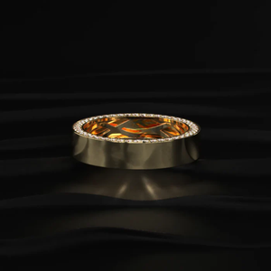 1CT Round Brilliant Cut Lab Grown Diamond Men's Engagement <b>Ring</b> 14K Gold IGI Certified Luxury Maximum Sparkle <b>Indian</b> Supplier - Product Image 6