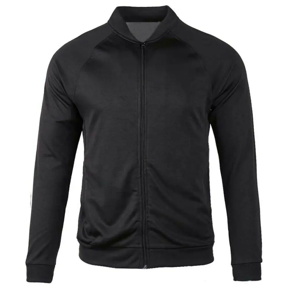 OEM कस्टम लोगो काले विंडब्रेकर जैकेट पुरुषों के लिए लंबी आस्तीन वाले आउटडोर स्पोर्ट्स जैकेट प्लस साइज विंडब्रेकर जैकेट पुरुषों के लिए