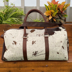 กระเป๋าเดินทางหนังวัวแท้ขนาดใหญ่ใช้ได้ทั้งชายและหญิงดีไซน์ทันสมัยออกแบบได้ตามที่ต้องการ - Product Image 5