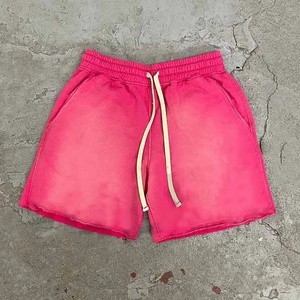 Shorts de rugby unisexe basiques en coton 100% respirant, anti-plis, personnalisables avec impression floquée, style hip-hop, vente en gros à prix réduit - Product Image 4
