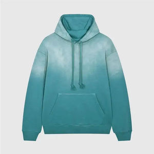 Nouveau Hoodie Polaire OEM Tendance Délavé à l'Acide Brodé Coupe-Vent Hiver avec Logo Frontal Couleur Unie Polyester/Coton Haute Qualité - Product Image 1