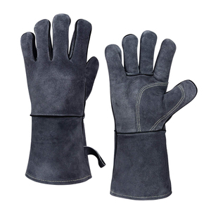 ถุงมือเชื่อมหนังวัวพรีเมียม ถุงมือนิรภัยขายดี ราคาถูก ขายส่ง มีสีให้เลือกหลากหลาย - Product Image 6