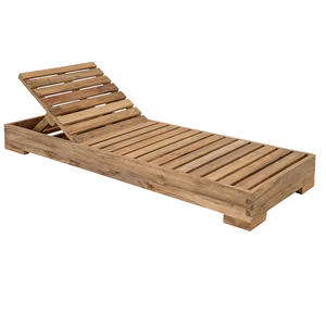 Tumbona de Madera de Teca de Lujo para Exteriores, Muebles para Hoteles y Resorts, Fabricante y Proveedor Mayorista de Tumbonas de Teca para Piscina - Product Image 4