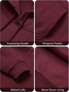 Sudadera con Capucha Unisex para Hombre y Mujer, Estilo Casual Urbano, Sudadera de Forro Polar Premium, Sudadera Holgada de Manga Larga, Transpirable y Ecológica - Product Image 5