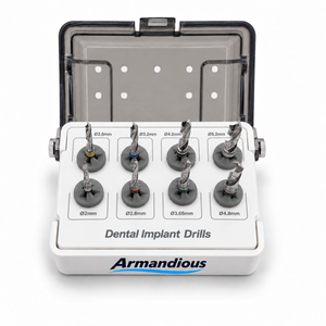 6 pièces de trephines chirurgicales manuelles pour implants dentaires, perforateurs tissulaires en acier inoxydable, outils ergonomiques pour greffe osseuse - Product Image 1