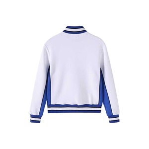 เสื้อแจ็คเก็ตวอร์มอัพคุณภาพสูง Zeta White Air Tech Fleece สำหรับผู้ชาย ทรงสปอร์ต คอตั้ง แขนยาว สไตล์ Grek Sorority Streetwear น้ำหนักเบา - Product Image 2