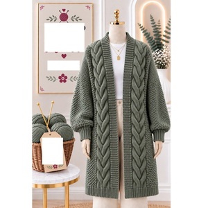 Pulls 100% acrylique ou coton, calibre 12, pour femmes, très tendance, style décontracté, pour la saison hivernale, fournisseur du Bangladesh. - Product Image 2