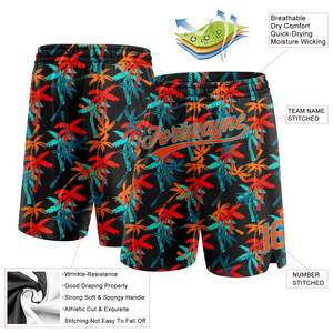 Pantalones Cortos de Baloncesto de Malla Sublimados Personalizados para Hombre, de Secado Rápido, de Poliéster, Deportivos, para Equipos, Producción OEM a Granel - Product Image 2