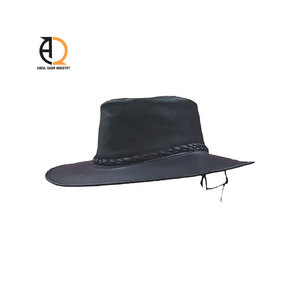 Sombrero de Vaquero Occidental 100% Cuero para Hombre y Mujer, Diseño para Exteriores, Impermeable, con Correas - Product Image 3
