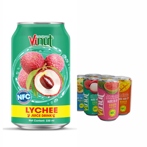 Pour VINUT 330ml jus de litchi sans sucre marque privée prix usine OEM/ODM échantillon gratuit du fabricant vietnamien - Product Image 4