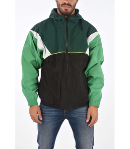 Veste coupe-vent à capuche imperméable pour homme, personnalisable avec logo, grande taille, réversible, technique brodée, collection 2025 – Vente en gros - Product Image 1