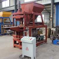 Machine à mouler les briques d'argile hydraulique WT2-10 / Presse à briques autobloquantes / Mini équipement de fabrication de briques automatique facile à utiliser