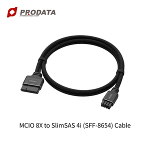 สายเชื่อมต่อ High Density MCIO 8X SlimSAS 4i SFF-8654 สำหรับเซิร์ฟเวอร์จัดเก็บข้อมูล - Product Image 2
