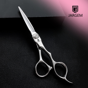 Nouveau lancement : Ciseaux de coiffure japonais VG10 de 6 pouces, forme élégante, confortables à tenir, ciseaux de barbier pour le coiffage - Product Image 1