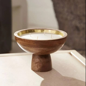 Unique Walnut Wood Candle <b>Jar</b> Nordic Votive Holder with Wax Support for Home Decoration and Christmas Handmade - Product Image 2