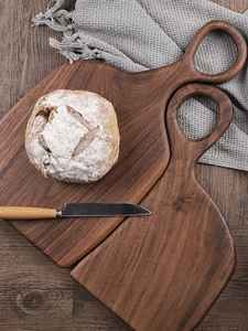 Planche à découper rustique en bambou avec poignée, écologique et durable, pour service gastronomique, découpe et usage décoratif - Product Image 4