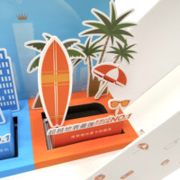 Scatola Regalo Rigida 3D con Display, Carta Patinata, Rivestimento in Spugna, Chiusura Magnetica, Design Multistrato, Efficace per la Cura Personale