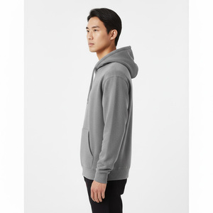 Mens Heavyweight Fleece <b>Pullover</b> Hoodie Custom Logo Oversized Hooded Sweatshirt Casual Plain Winter Apparel Streetwear <b>Jumper</b> - Product Image 2