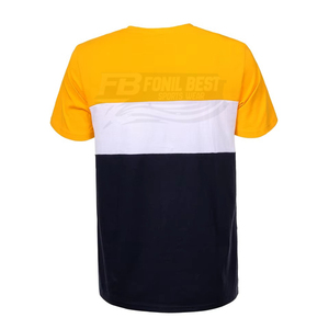 เสื้อยืดผู้ชาย/ผู้หญิง แบรนด์ Blank 3 Panel สไตล์เรโทร สปอร์ต แขนสั้น คอกลม ระบายอากาศ แห้งเร็ว ผ้าคอตตอนผสมโพลีเอสเตอร์ 100%  รับสั่งทำ - Product Image 2