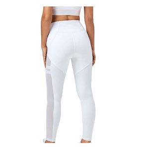 Custom High-Waisted Ankle-Length <b>Leggings</b> with Spandex/<b>Nylon</b> Material Breathable & Anti-Bacterial Features All Seasons - Product Image 5