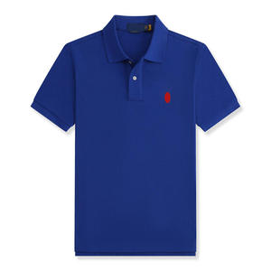 Men's <b>Shirt</b>, Short Sleeve Turn-Down <b>Collar</b> <b>T</b>-<b>Shirt</b> with Small Embroidery - Product Image 6