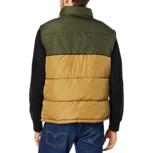 Chaquetas de Invierno Personalizables para Hombre, Chaqueta de Burbuja sin Mangas Transpirable con Relleno de Lana y Algodón, Diseño OEM con Logotipo Personalizado - Product Image 2