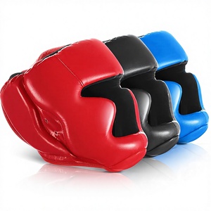 Leather Training Headgear for Boxing and Martial Arts-<b>Dummy</b> Type Protective Secure Fit & Long-Lasting Construction - Product Image 6