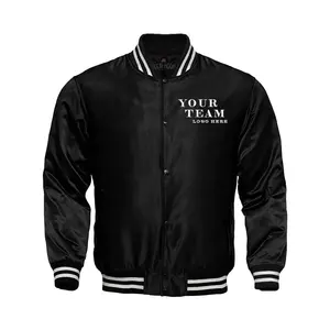 club satin varsity jacket