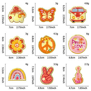 Professional Varsity Letter Chenille Embroidery Patch Custom Logo Clothing Badge Iron On Sew On Fabric Applique Factory Manufact - Product Image 1