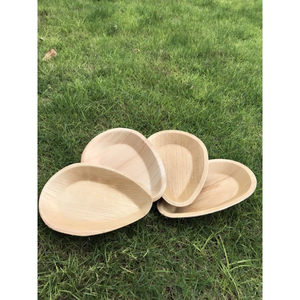 Platos de Hoja de Palma de Areca Orgánicos, Vajilla Compostable Libre de Químicos para Servicios de Alimentación y Hostelería Sostenibles - Product Image 5