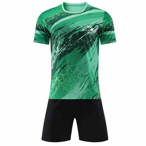 Conjuntos de Camisetas de Fútbol de Nuevo Diseño, Uniformes de Fútbol de Poliéster Transpirable Sublimado Personalizado de Alta Calidad - Product Image 1