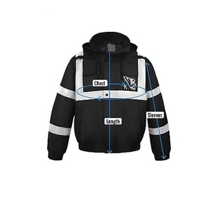 Sweat-shirts de sécurité pour travailleurs à double couche haute visibilité avec doublure polaire réfléchissante - Prix de gros - Product Image 2