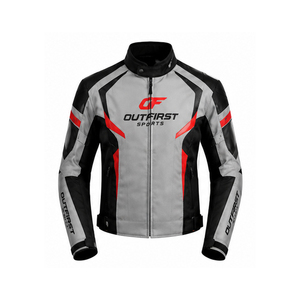Chaqueta de Motociclismo de Alta Calidad, Textil, para Carreras, con Protección Completa en las Mangas - Product Image 1