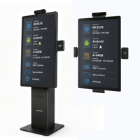 Nouveau terminal de paiement mural tactile capacitif de 21,5 pouces, borne de commande en libre-service pour hôpital