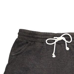 Short à cordon en coton délavé à l'acide Vintage à la mode pour femmes tenues grecques de sororité personnalisées vêtements de campus Shorts assortis - Product Image 4