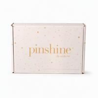 Boîte d'expédition postale en carton ondulé rose personnalisée avec logo, conception gratuite, pour cosmétiques
