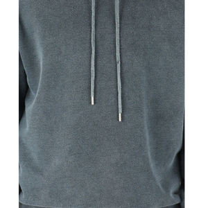 Sweat à capuche en molleton de coton imprimé en relief, fabriqué en usine, pour hommes, produit le plus vendu, vêtements décontractés, sweat à capuche pour hommes à épaules tombantes - Product Image 5