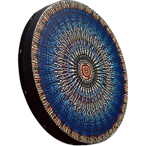 Handmade Arabic Daff Sheepskin Tambourine <b>Drum</b> Set with Birch Wood Chamber Single Layer Traditional Musical Instrument - Product Image 6